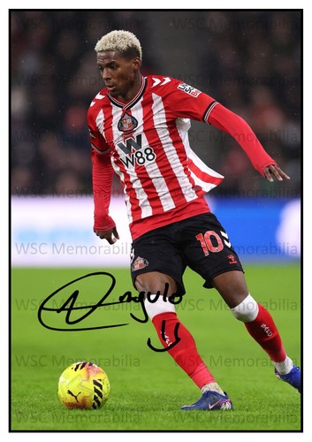 12376. Nilson Angulo Signed Pictures (A4 Prints) Sunderland Anderlecht