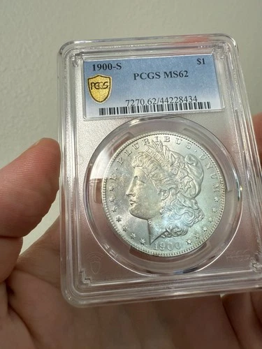 1900-S Morgan Silver Dollar MS62 PCGS