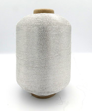 Lurex Silver Metallic Yarn STERB251520 /20 Fine 1/168" Ex Soft Yarn 680grs