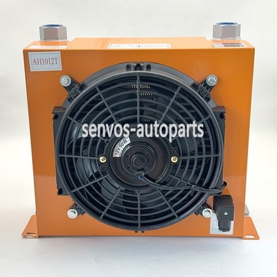 NEW AH1012T-CA Industrial Hydraulic Oil Cooler Flow Fan Radiator DC12V 100L/mi