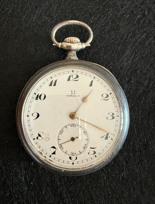 Omega Taschenuhr mechanisch Handaufzug 30er Jahre Vintage Pocket