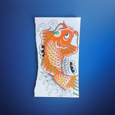 American Traditional Tattoo Flash Art Original Vintage