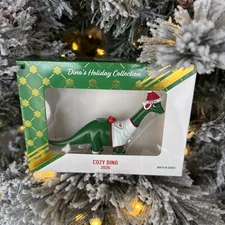 2025 Sinclair Gas & Oil Christmas Ornament Holiday Cozy Dino 9th In Series NEW