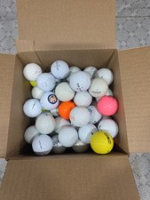 LOT OF 100 Golf Balls Mixed Brands  Grades Spalding, Dunlop, Top Flight READ 