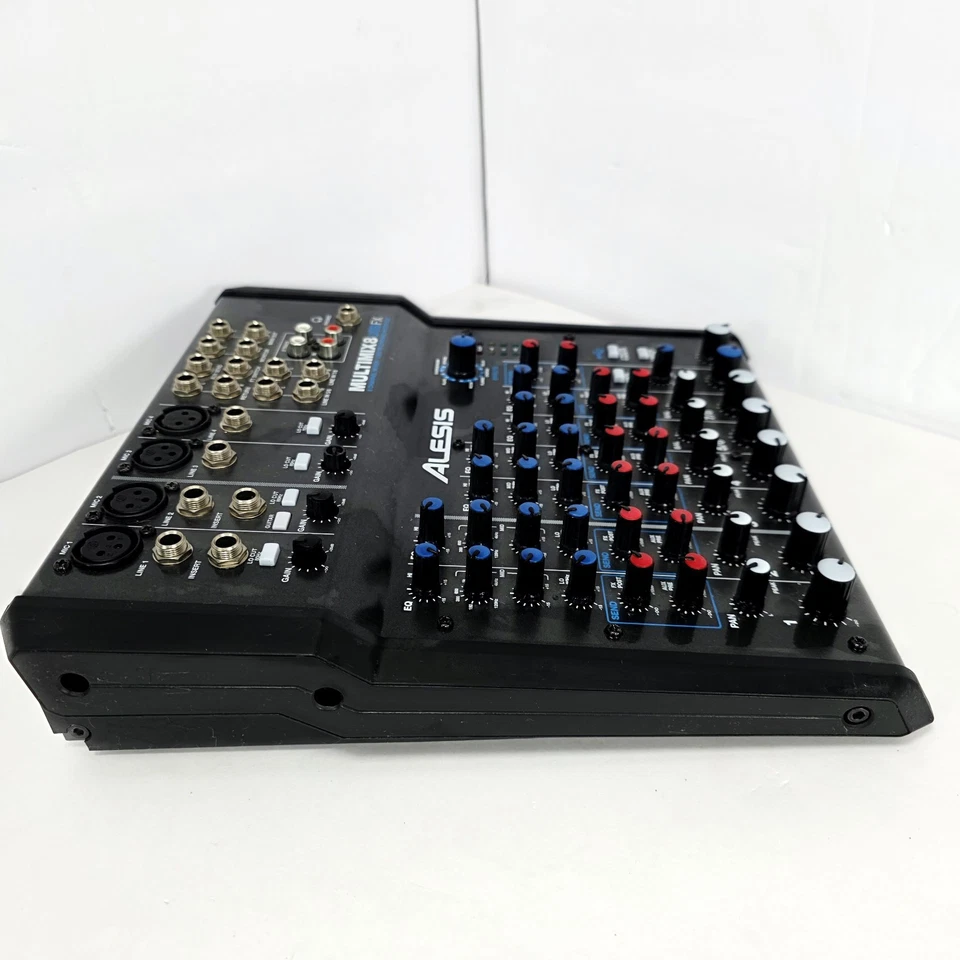 Alesis MultiMix 8 USB FX 8-Channel Mixer Built-In Effects Interface FOR PARTS - Image 3 of 4