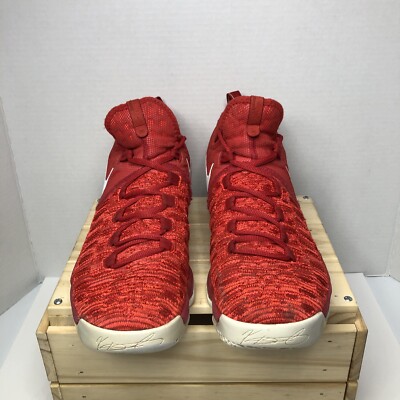 Nike KD 9 843392-611 Mens Size 11 University Red White Basketball