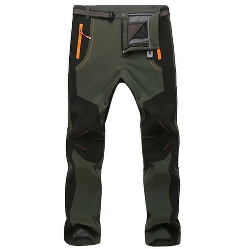 Men' Snow Ski Waterproof Pants Softshell Snowboard Camping Hiking Fleece Pants - Bild 5 von 15