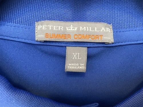 2013 Wade Hampton USGA SENIOR Peter Millar Sommer bequem Polo Shirt XL blau - Bild 8 von 8
