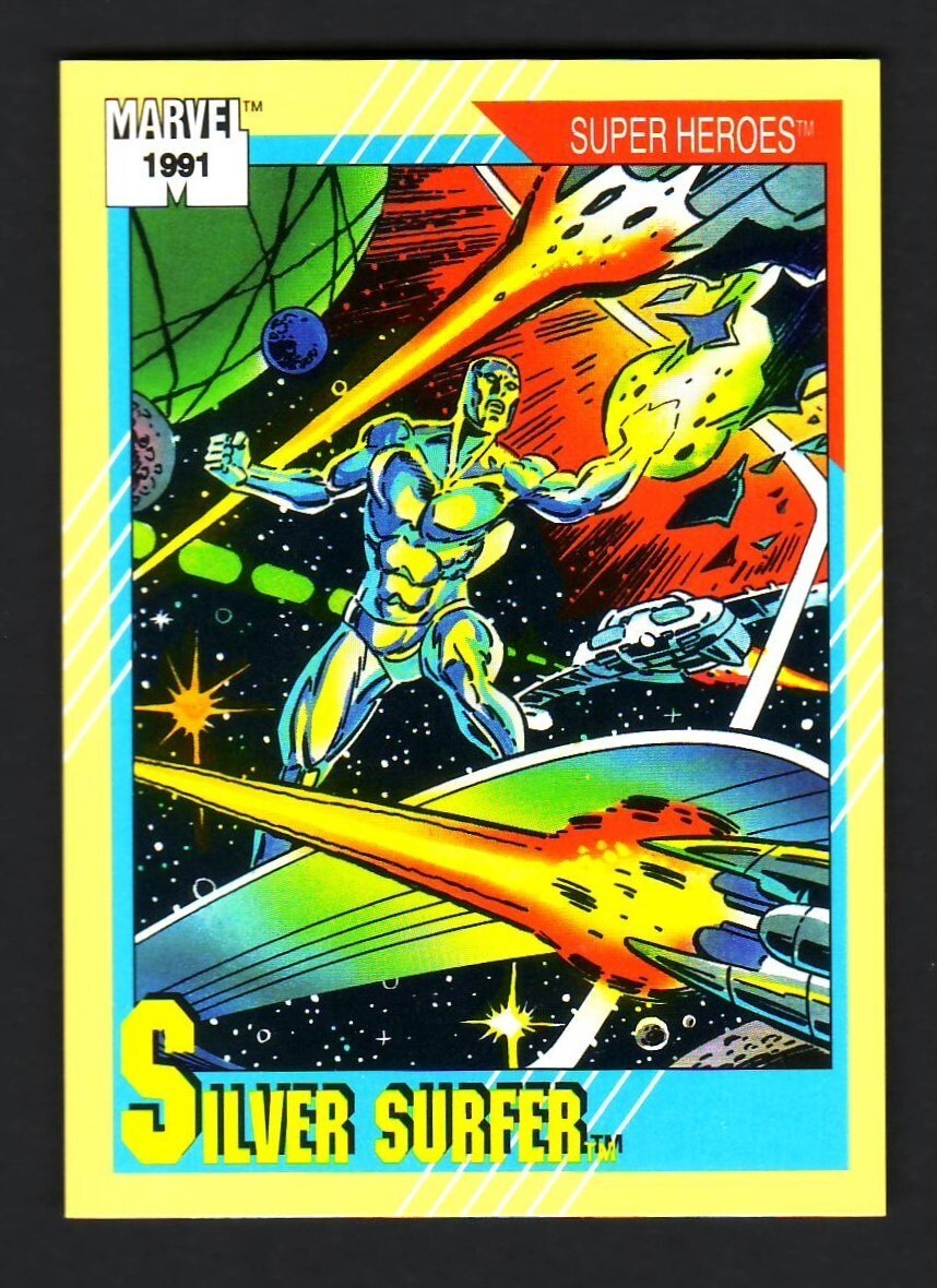 1991 MARVEL UNIVERSE BASE CARD 45 SILVER SURFER | eBay