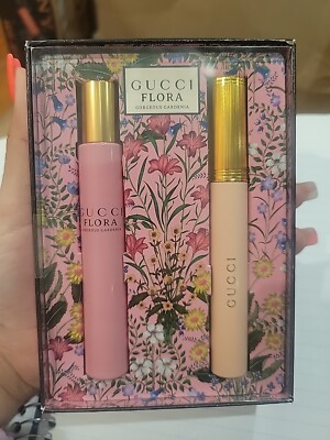Gucci Flora Gorgeous Gardenia 10ml Eau De Parfum Spray & Mascara L'Obscur   Set
