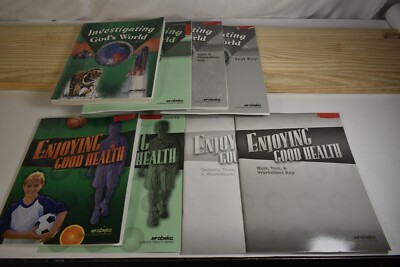 ABEKA SCIENCE AND HEALTH 5 CURRICULUM- LESSON PLANS AND STUDENT BOOKS