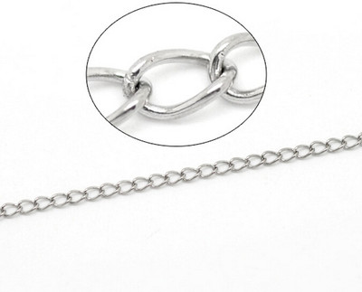 Lot 10pcs Silver Thin 2mm 18'' Women Necklace stainless steel Link Chain in bulk