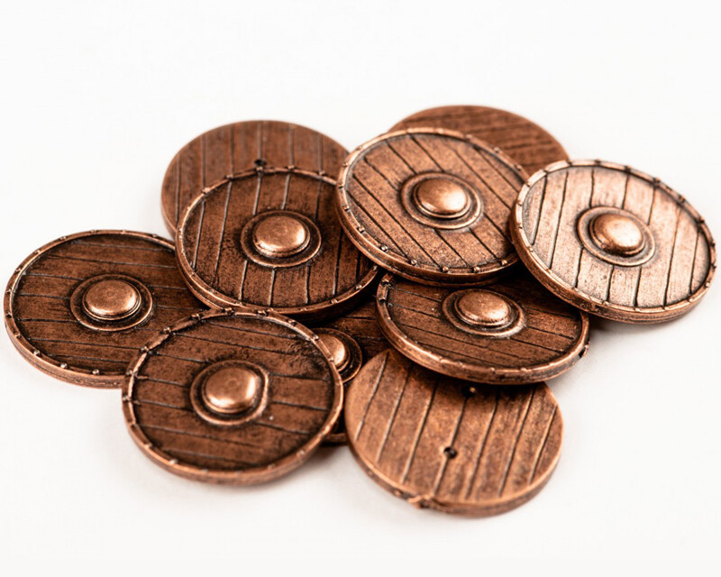 Scudi per navi Vichinghe 20 mm (10 pz) AM4290 - amati modellismo foto 3