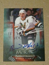 2011-12 Parkhurst Champions Basil McRae #88 Auto Minnesota North Stars