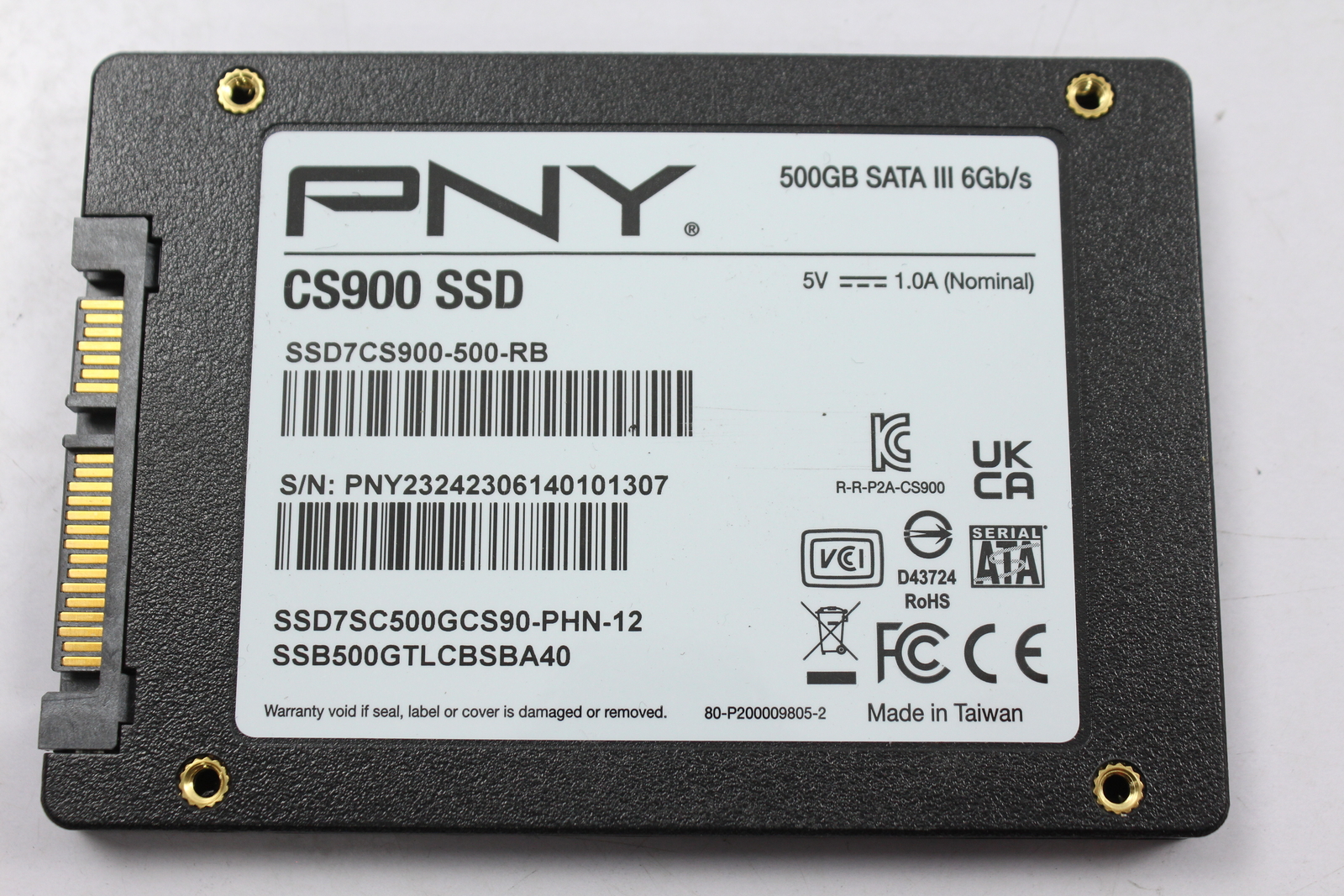 PNY CS900 500GB INTERNAL SSD SATA SOLID STATE DRIVE SSD7CS900500RB eBay