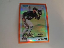 2010 Bowman Chrome Prospects Orange Refractor Eliezer Mesa #BCP128 #24/25