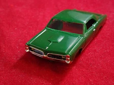New 1967 Green GTO  MoDEL MoToRING  T-jet HO Scale Slot Car Body Aurora RRR 