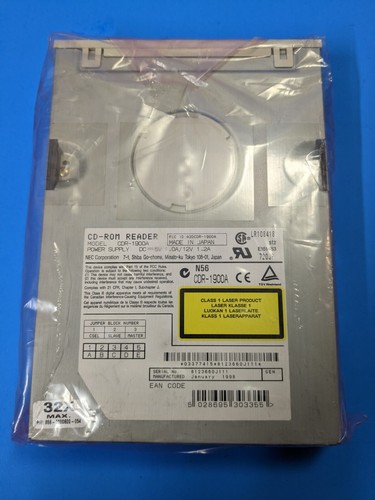Vintage NEC CD-ROM Reader CDR-1900A New