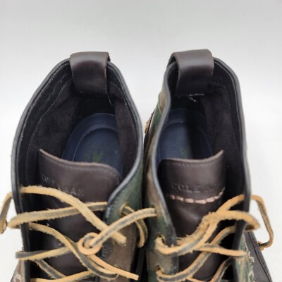 Cole Haan Camo Boots Grand.OS Pinch Rugged Brown Green Men display picture 3