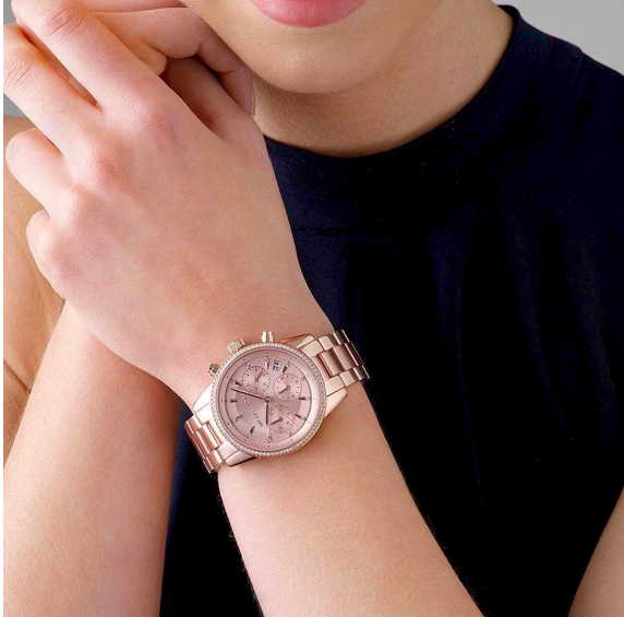 Michael Kors Women's Ritz Gold Watch 