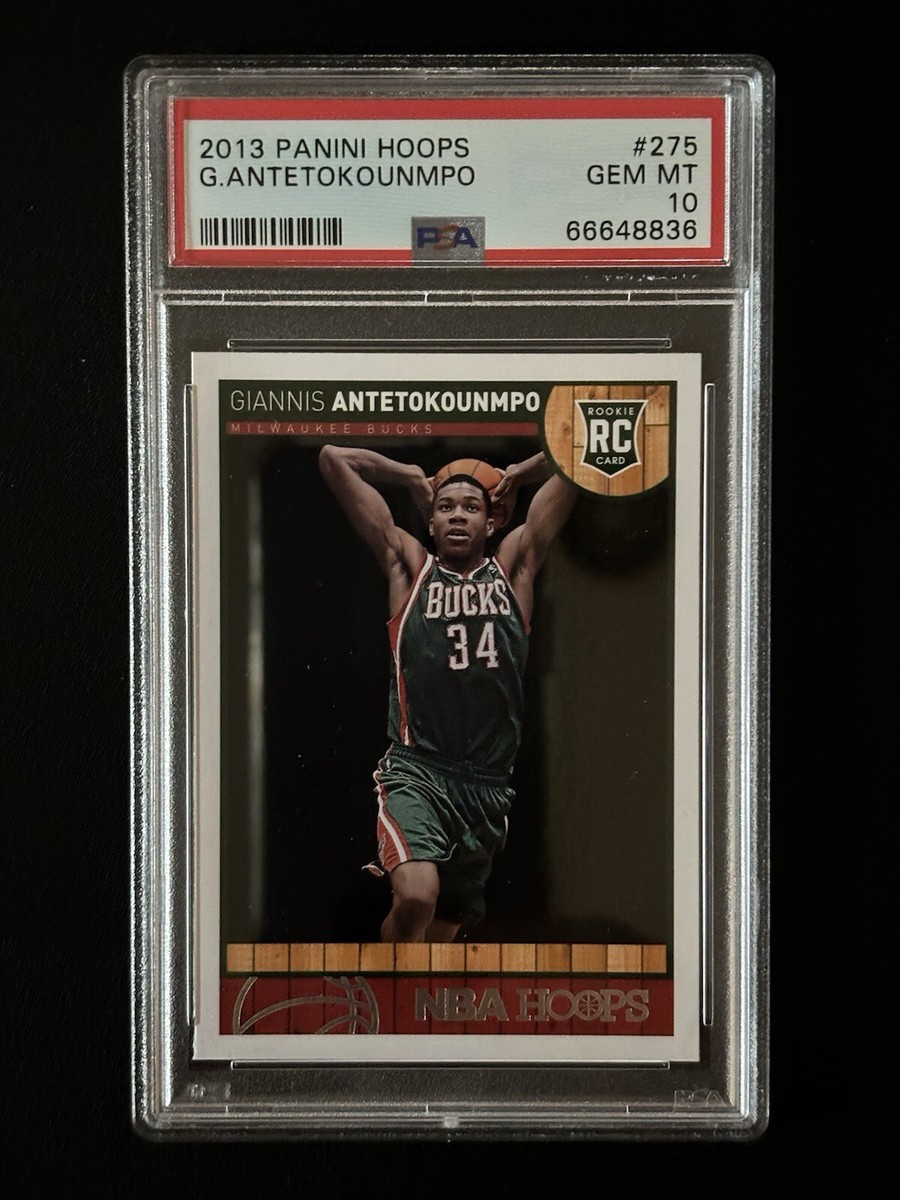 2013-14 Hoops Giannis Antetokounmpo Rookie Card! PSA 10 GEM MINT 