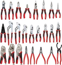 CRAFTSMAN Plier Set, 25 Pieces, Durable and Versatile Pliers, Stainless Steel Bl