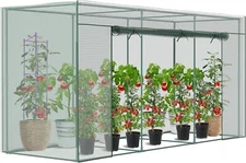 SUNYRISY Crop Cages for Garden Plant 142 Lx48Wx71"H Plant Netting Cover W Zipper