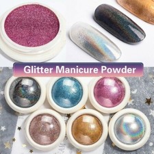 200mg Specchio Nail Art Polvere DIY Glitter Manicure Specchio Oro Rosa Neon