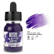 Green Stuff World 4279 Acrylic Ink - TRANSPARENT Purple 30ml