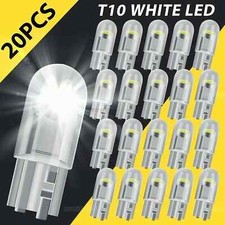 20x Led License Plate Interior Light Bulb Super White T10 194 168 W5w 2825 6000k 20x Led License Plate Interior Light Bulb Super White T10 194 168 W5w 2825 6000k