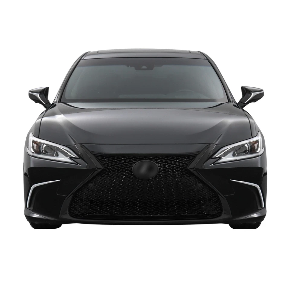 Chrome Delete Blackout Overlay 适用于 2019+ 雷克萨斯 ES 250 350 F 运动烧烤装饰 — 第 3/4 张图片