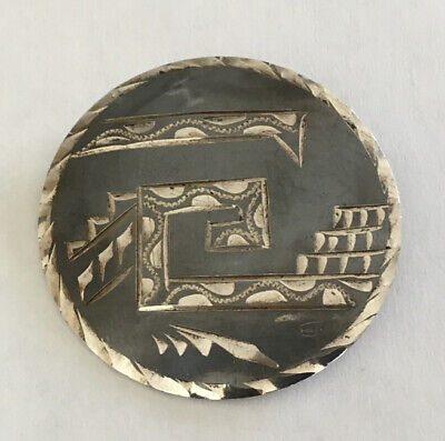 Vintage HECHO EN Mexico 925 Sterling Silver Pin Or Pendant Vintage HECHO EN Mexico 925 Sterling Silver Pin Or Pendant