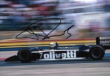 Riccardo Patrese autograph signed 20x30 cm picture