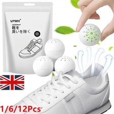 6/12Pcs Sneaker Deodorizer balls Shoe Freshener For Footwear, Gym Bag &Locker UK