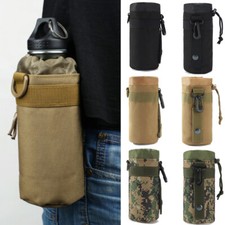 1/2/3Pack Tactical Molle Carrier Water Bottle Bag Belt Holder for Hiking Camping