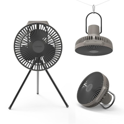 Claymore Portable Fan V600+ (Warm Gray) - Portable Fan with Airflow for Outdo...