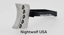 Nightwolf USA 1911 Trigger stainless steel 5 Hole Pad Custom Colt  SS Billet
