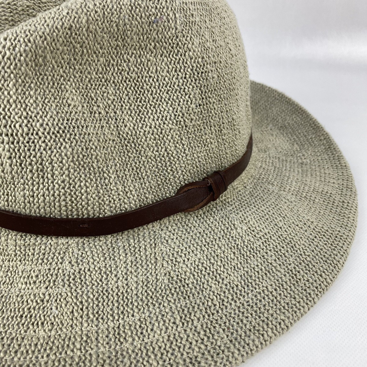 WYETH Oatmeal Tan Fedora Hat NEW WITH TAGS Austin in Brown main image 4