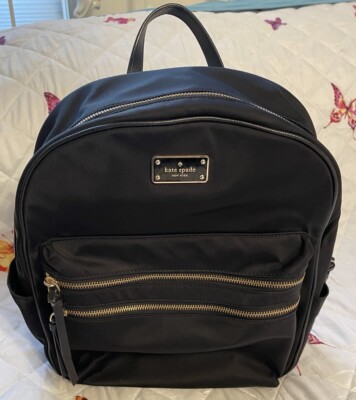 Kate Spade Laptop Black Nylon Backpack Sam Ksnyl Laptop Backpack | Kate Spade New York main image 3