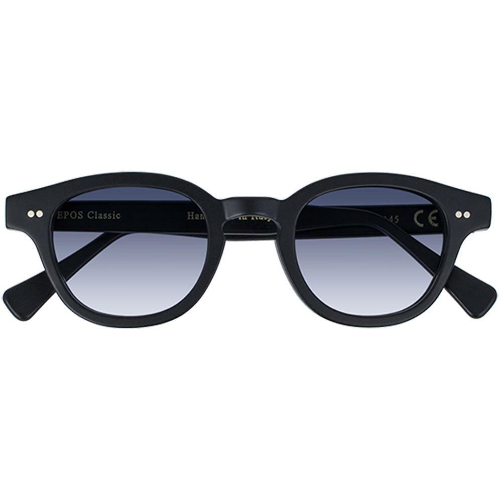Epos Bronte 2 M-N Matt Black Sunglasses 46 24 145 Handmade in Italy with Various Lenses