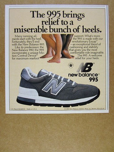 1986 New Balance 995 Running Shoes 