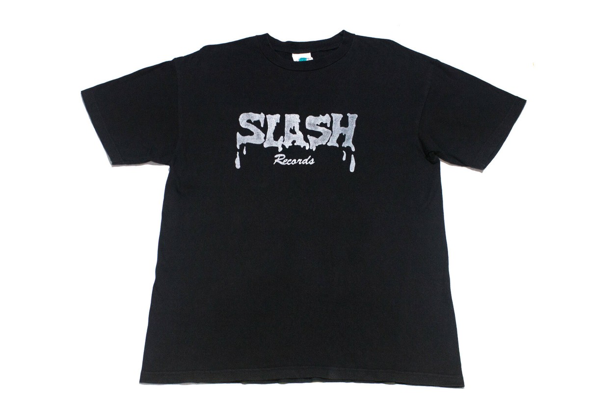 Vintage 90s Slash Record Magazine T Shirt Large The Germs L7