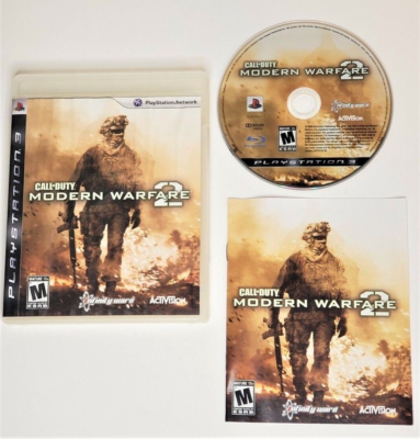 PS3 Games : CALL OF DUTY : MODERN WARFARE 2 !! Complete w/Manual