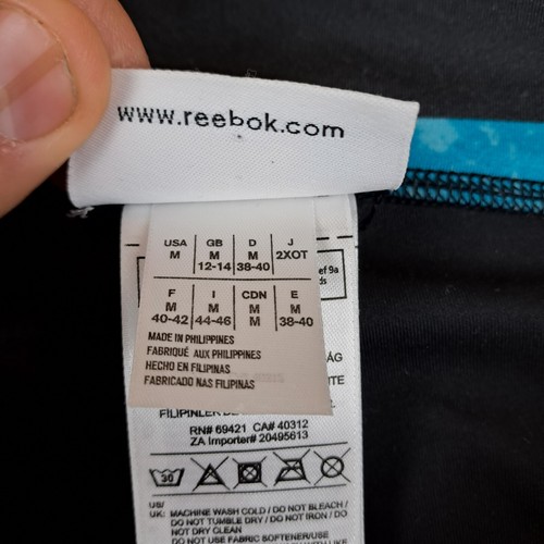 Reebok Tights Womens Size Medium Elastic Waist Stretch Activewear Yoga Gym - Picture 12 of 17