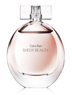 CALVIN KLEIN SHEER BEAUTY 50ML EDT SPRAY - NEU VERPACKT & VERSIEGELT - KOSTENLOSER VERSAND - UK