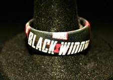 Marvel Groove Life Black Widow Color Silicone Ring New Tin Box SZ 10 NOS 2020