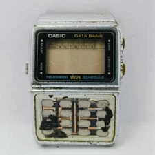 Casio Data Bank DBC-610 Calculator 676 Quartz Vintage Watch For Parts