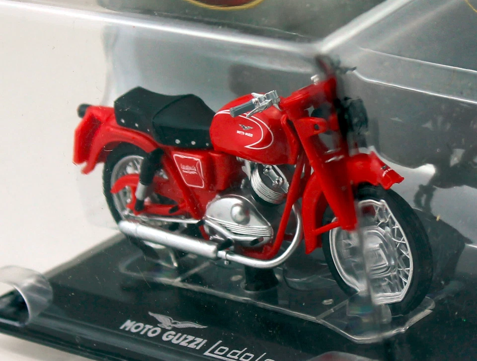 Moto Guzzi Lodola rot Blister Starline 1:24 Motorrad- Modell - Bild 2 von 2