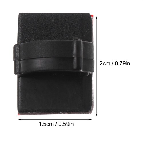 100 PCs Kabelclips Starke Klebebänder Drahthalter Organizer Kabelmanagement - Afbeelding 8 van 12