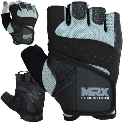 Weight Lifting Workout Gloves Pro Gym Fitness Bodybuilding Training Gray